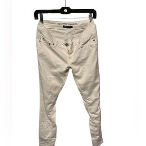 Almost Famous Cream Denim Pants
